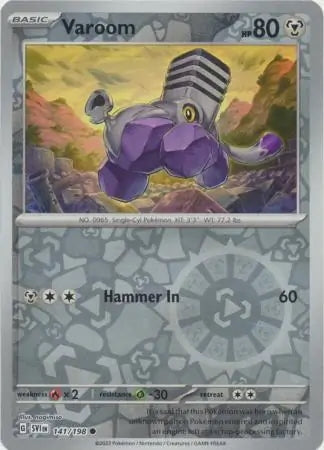 Scarlet & Violet Varoom #141/198 reverse holo
